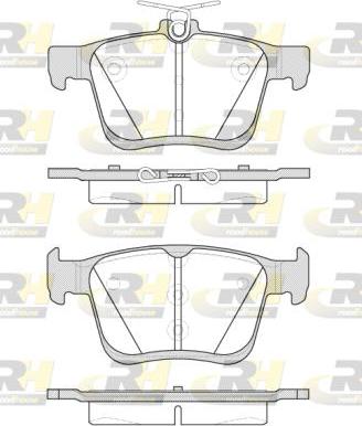 Roadhouse 21516.00 - Kit pastiglie freno, Freno a disco autozon.pro