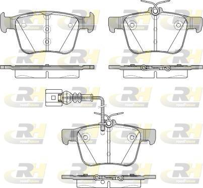 Roadhouse 21516.11 - Kit pastiglie freno, Freno a disco autozon.pro