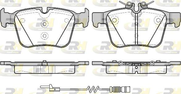 Roadhouse 21516.20 - Kit pastiglie freno, Freno a disco autozon.pro