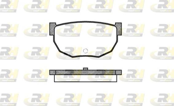 Roadhouse 2151.10 - Kit pastiglie freno, Freno a disco autozon.pro