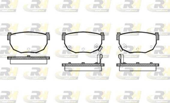 Roadhouse 2151.12 - Kit pastiglie freno, Freno a disco autozon.pro