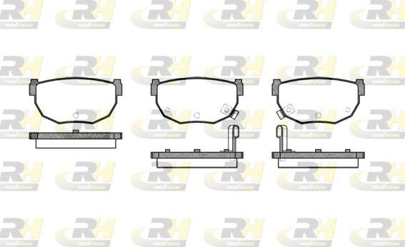 Roadhouse 2151.22 - Kit pastiglie freno, Freno a disco autozon.pro