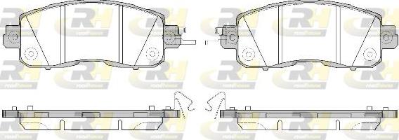 Roadhouse 21517.04 - Kit pastiglie freno, Freno a disco autozon.pro