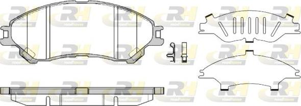 Roadhouse 21589.02 - Kit pastiglie freno, Freno a disco autozon.pro