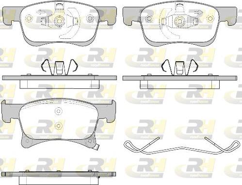 Roadhouse 21580.02 - Kit pastiglie freno, Freno a disco autozon.pro