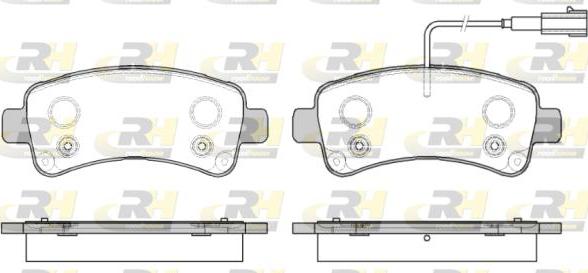 Roadhouse 21588.02 - Kit pastiglie freno, Freno a disco autozon.pro