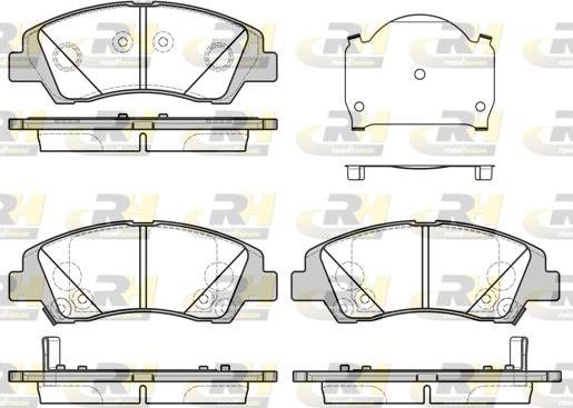 Roadhouse 21583.02 - Kit pastiglie freno, Freno a disco autozon.pro