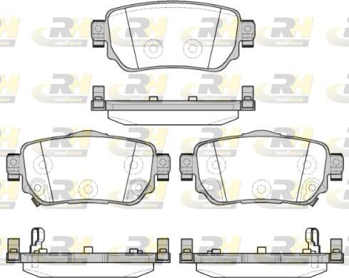 Roadhouse 21582.02 - Kit pastiglie freno, Freno a disco autozon.pro