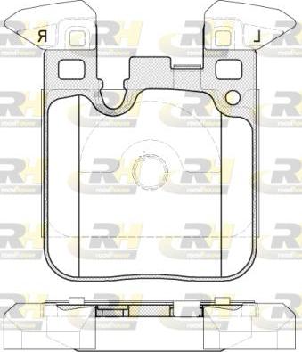 Roadhouse 21539.00 - Kit pastiglie freno, Freno a disco autozon.pro