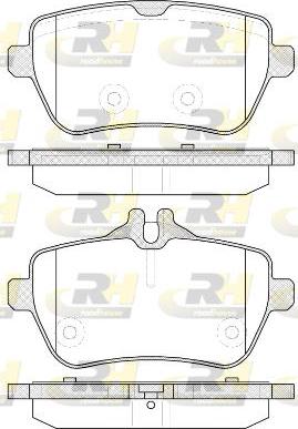 Roadhouse 21535.00 - Kit pastiglie freno, Freno a disco autozon.pro