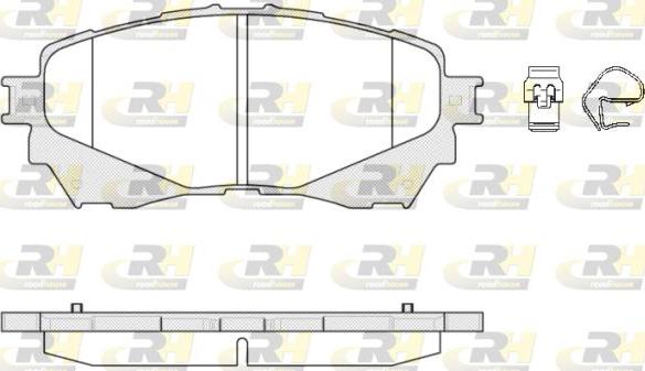 Roadhouse 21538.04 - Kit pastiglie freno, Freno a disco autozon.pro