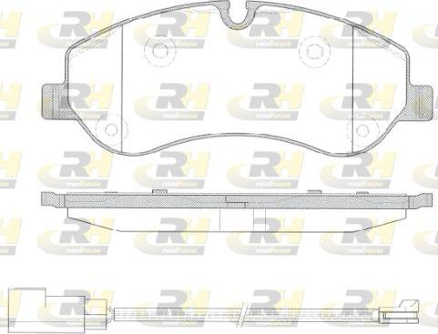 Roadhouse 21520.02 - Kit pastiglie freno, Freno a disco autozon.pro