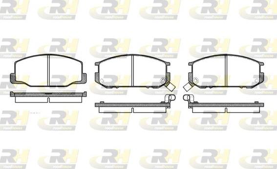 Roadhouse 2152.02 - Kit pastiglie freno, Freno a disco autozon.pro