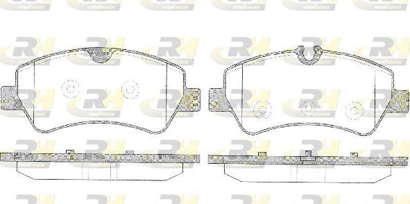 Roadhouse 21521.00 - Kit pastiglie freno, Freno a disco autozon.pro