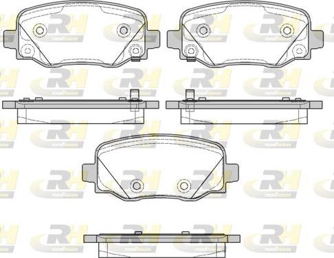 Roadhouse 21578.02 - Kit pastiglie freno, Freno a disco autozon.pro