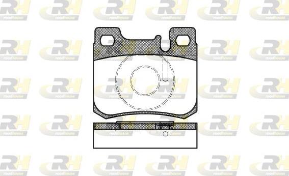 Roadhouse 2157.20 - Kit pastiglie freno, Freno a disco autozon.pro