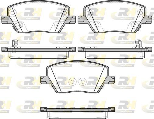 Roadhouse 21695.02 - Kit pastiglie freno, Freno a disco autozon.pro