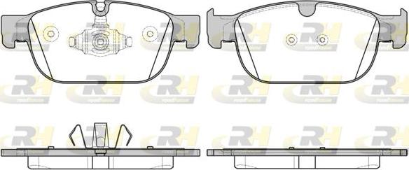 Roadhouse 21696.00 - Kit pastiglie freno, Freno a disco autozon.pro