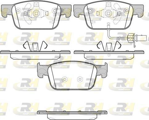 Roadhouse 21692.01 - Kit pastiglie freno, Freno a disco autozon.pro