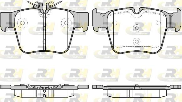 Roadhouse 21697.00 - Kit pastiglie freno, Freno a disco autozon.pro