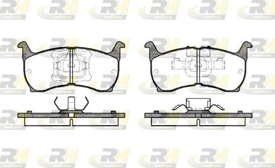 Roadhouse 2164.00 - Kit pastiglie freno, Freno a disco autozon.pro