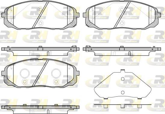 Roadhouse 21647.12 - Kit pastiglie freno, Freno a disco autozon.pro