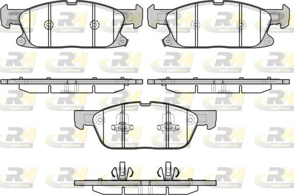 Roadhouse 21657.02 - Kit pastiglie freno, Freno a disco autozon.pro