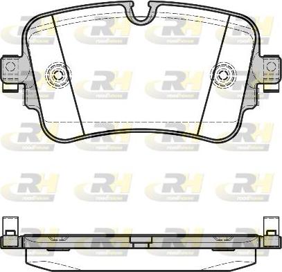 Roadhouse 21668.08 - Kit pastiglie freno, Freno a disco autozon.pro