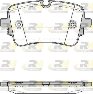 Roadhouse 21668.10 - Kit pastiglie freno, Freno a disco autozon.pro