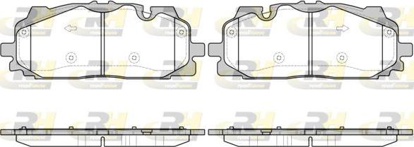 Roadhouse 21667.00 - Kit pastiglie freno, Freno a disco autozon.pro