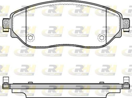 Roadhouse 21617.08 - Kit pastiglie freno, Freno a disco autozon.pro