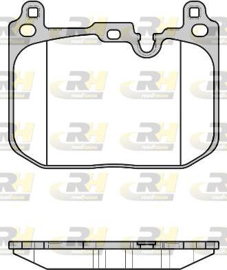 Roadhouse 21680.00 - Kit pastiglie freno, Freno a disco autozon.pro