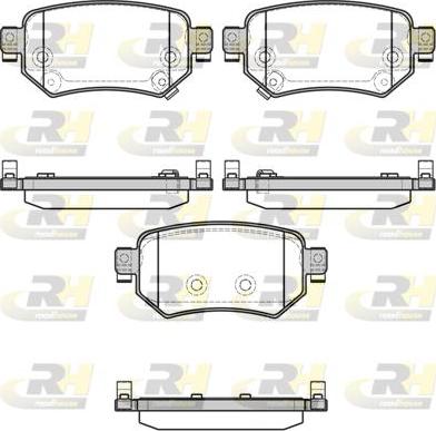 Roadhouse 21682.02 - Kit pastiglie freno, Freno a disco autozon.pro