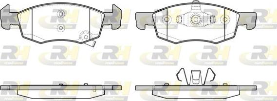 Roadhouse 21634.02 - Kit pastiglie freno, Freno a disco autozon.pro