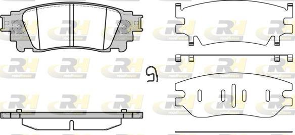 Roadhouse 21636.00 - Kit pastiglie freno, Freno a disco autozon.pro