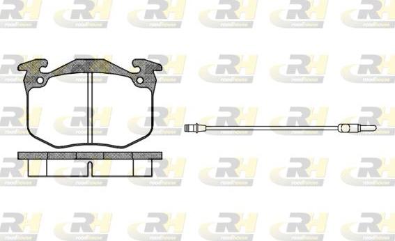 Roadhouse 2163.02 - Kit pastiglie freno, Freno a disco autozon.pro