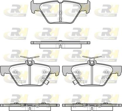 Roadhouse 21638.02 - Kit pastiglie freno, Freno a disco autozon.pro