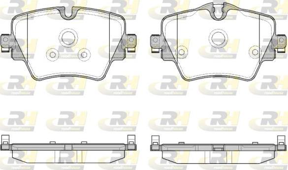 Roadhouse 21625.08 - Kit pastiglie freno, Freno a disco autozon.pro