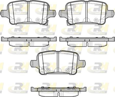 Roadhouse 21628.02 - Kit pastiglie freno, Freno a disco autozon.pro