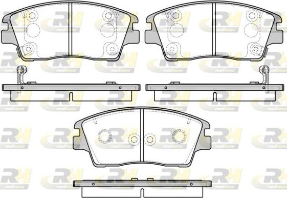 Roadhouse 21676.02 - Kit pastiglie freno, Freno a disco autozon.pro