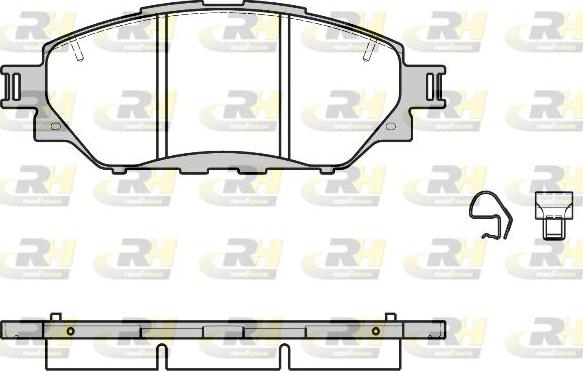 Roadhouse 21671.04 - Kit pastiglie freno, Freno a disco autozon.pro