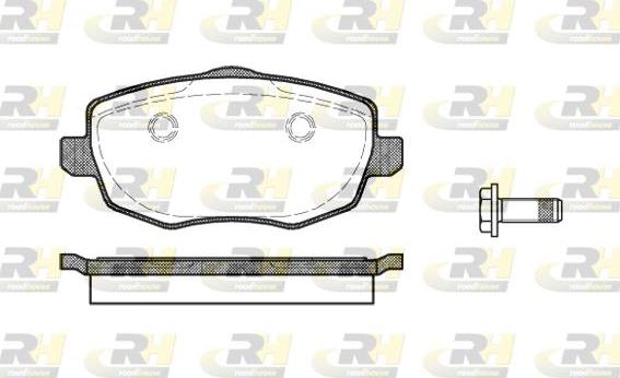 Roadhouse 21099.00 - Kit pastiglie freno, Freno a disco autozon.pro