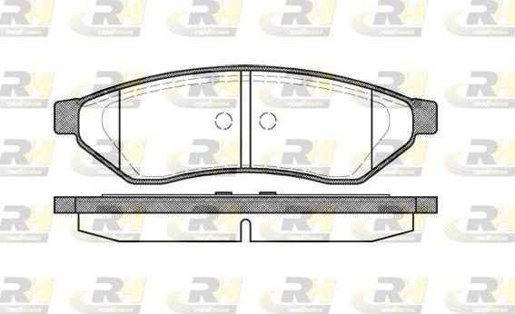 Roadhouse 21049.00 - Kit pastiglie freno, Freno a disco autozon.pro