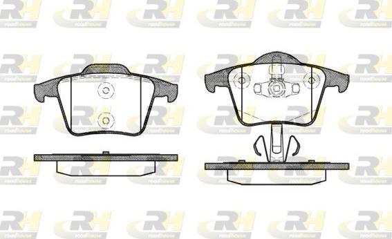 Roadhouse 21044.00 - Kit pastiglie freno, Freno a disco autozon.pro