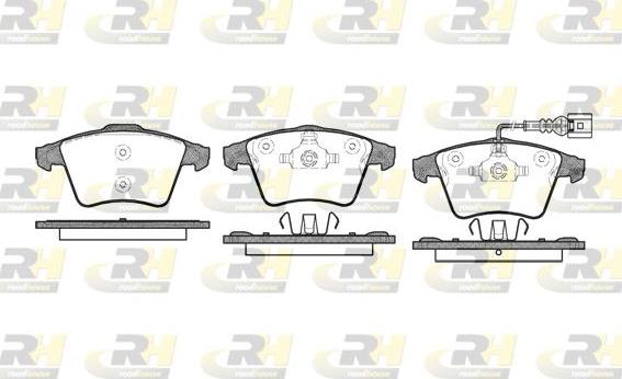 Roadhouse 21045.01 - Kit pastiglie freno, Freno a disco autozon.pro