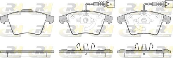 Roadhouse 21045.22 - Kit pastiglie freno, Freno a disco autozon.pro