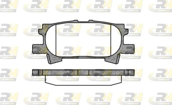 Roadhouse 21040.00 - Kit pastiglie freno, Freno a disco autozon.pro