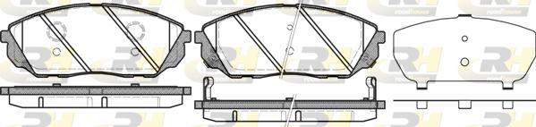 Roadhouse 21041.12 - Kit pastiglie freno, Freno a disco autozon.pro