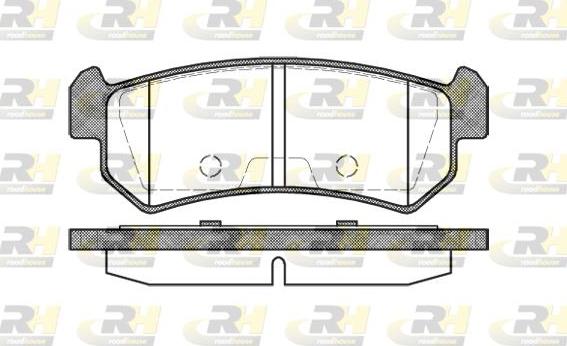 Roadhouse 21048.00 - Kit pastiglie freno, Freno a disco autozon.pro