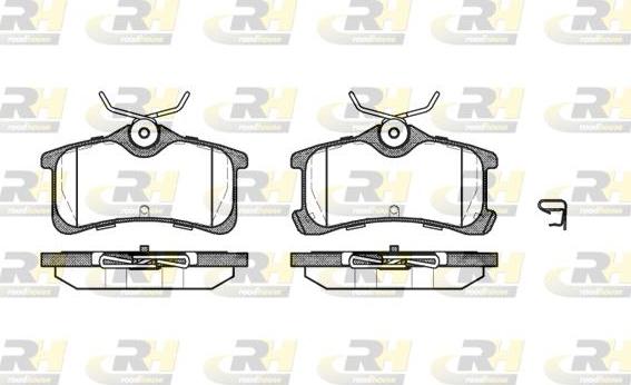 Roadhouse 21050.02 - Kit pastiglie freno, Freno a disco autozon.pro